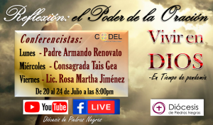 SE INVITA A LAS CONFERENCIAS “EL PODER DE LA ORACIÓN”