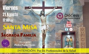 SIGUE LA TRANSMISIÓN EN VIVO DE LA MISA POR LOS PROFESIONALES DE LA SALUD