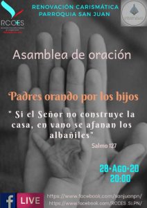 RCCES INVITA A LA ASAMBLEA DE ORACIÓN