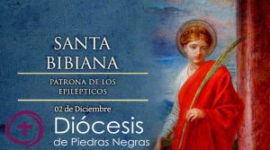 Hoy es la fiesta de Santa Bibiana