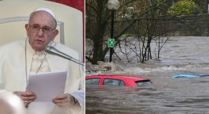 Papa Francisco pide ser solidarios con víctimas de fenómenos naturales