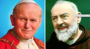 San Juan Pablo II y el Padre Pío: La historia de un milagro y una confesión