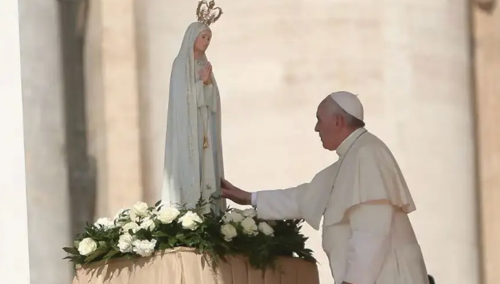 Virgen de Fátima, guía de conversión y penitencia hacia Cristo, dice el Papa