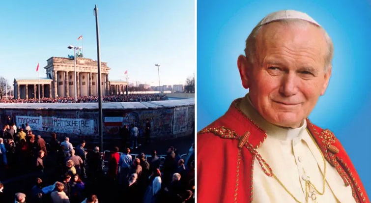 San Juan Pablo II influyó en la caída del Muro de Berlín