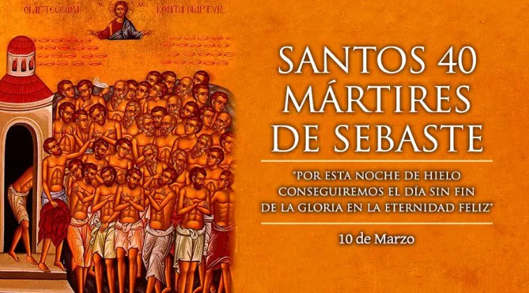 Hoy celebramos a los 40 mártires de Sebaste, los valientes soldados que murieron congelados