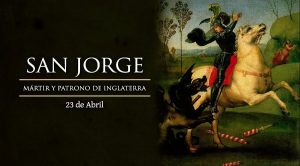 Hoy recordamos a San Jorge, santo protector del Papa e intercesor en la lucha contra el mal