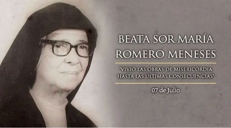 Hoy recordamos a la Beata María Romero, religiosa que unió a Nicaragua y Costa Rica