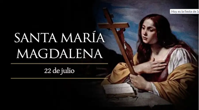Hoy es la fiesta de Santa María Magdalena, la primera mujer que vio a Cristo resucitado