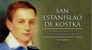 Hoy se celebra a San Estanislao Kostka, patrono de los jóvenes que aspiran al sacerdocio