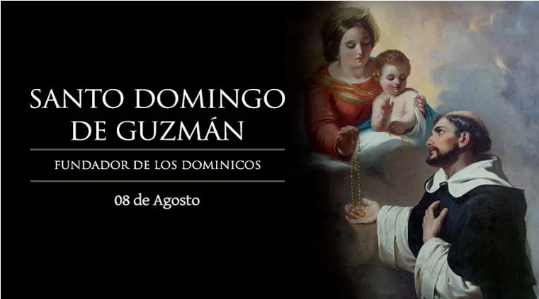 Hoy se celebra a Santo Domingo de Guzmán, quien recibió el Rosario de manos de la Virgen