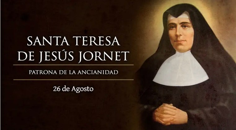 Hoy celebramos a Santa Teresa de Jesús Jornet e Ibars, patrona de los ancianos