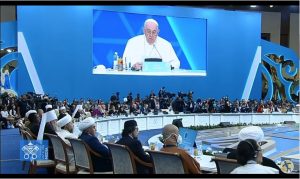 Discurso del Papa en la clausura del Congreso de Religiones Mundiales y Tradicionales