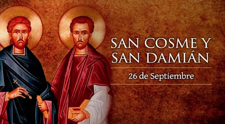 Hoy celebramos a San Cosme y Damián, los hermanos gemelos patronos de los médicos