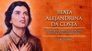 Hoy se celebra a la Beata Alejandrina da Costa, testigo de la Pasión de Cristo