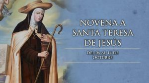 Hoy iniciamos la novena a Santa Teresa de Jesús