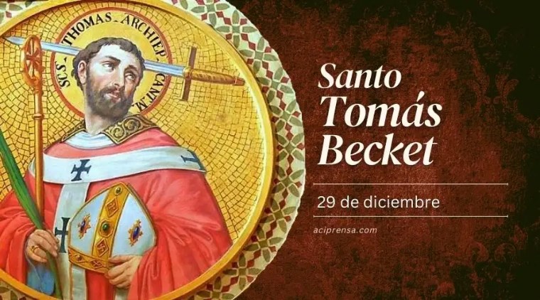 Hoy celebramos a Santo Tomás Becket, el político inglés que se convirtió en arzobispo