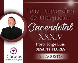 ANIVERSARIO DE ORDENACIÓN SACERDOTAL