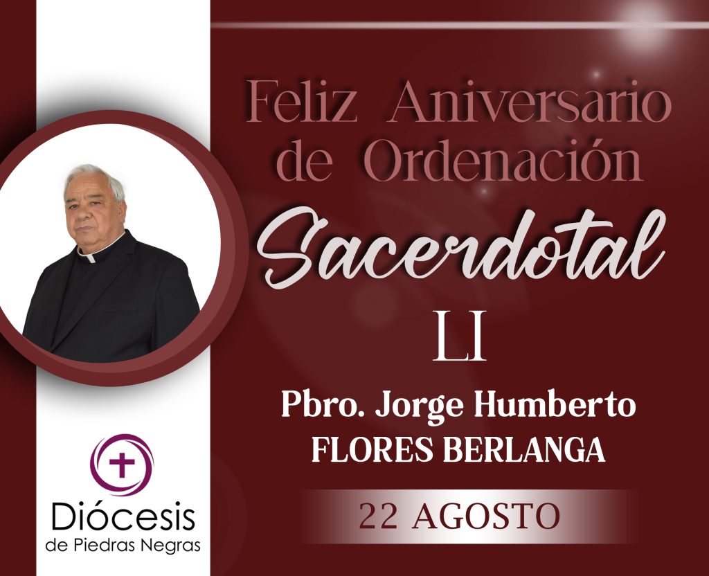 ANIVERSARIO DE ORDENACIÓN SACERDOTAL