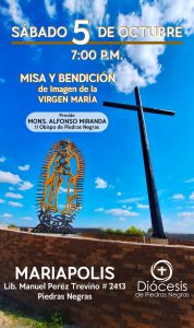 Misa y Bendición de la imagen de la Virgen María