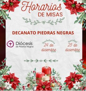 Horarios de Misas Nochebuena y Navidad 2024