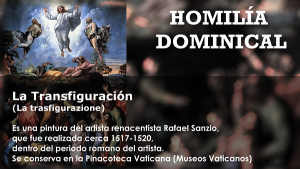 HOMILÍA DOMINICAL