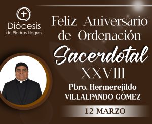 28 ANIVERSARIO SACERDOTAL DEL PBRO. HERMEREJILDO