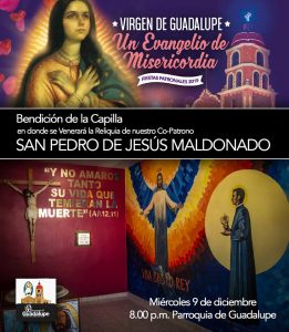 PARROQUIA DE GUADALUPE EN SABINAS INVITA A LA BENDICIÓN DE SU CAPILLA