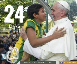 FALTAN 24 DÍAS PARA LA LLEGADA DEL PAPA FRANCISCO A MÉXICO